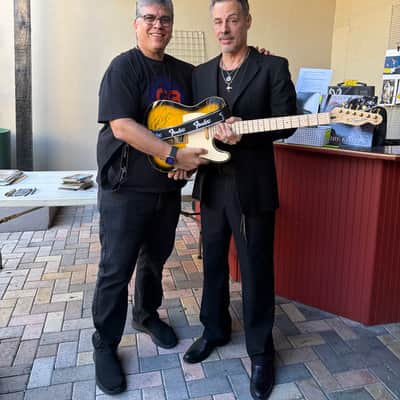 Autographed Fender Richie Kotzen signature by Telecaster 2 tone sunburst image 7