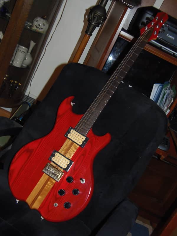 *Rare*Rocky*1970's Matsumoku Japan*Neck-Thru Solid body*Alembic Style*Solid Ash, Maple&Mahogany* image 1