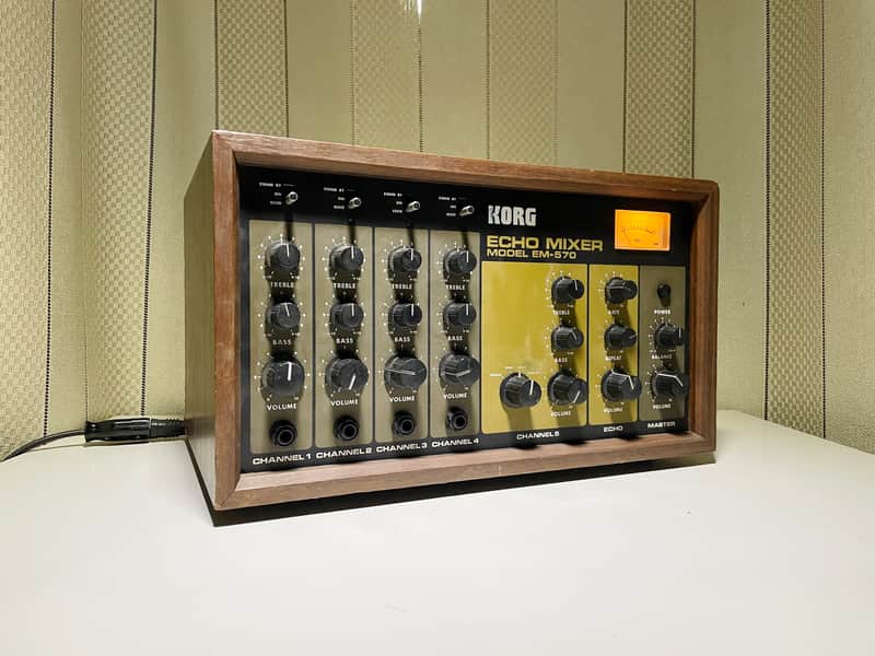 Korg Model EM-570 Echo Mixer(MN3005 Delay), serviced, Vintage | Reverb