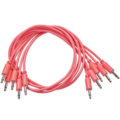 Black Market Modular Eurorack Patch Cables (75cm - Peach - 5 Pack) image 2