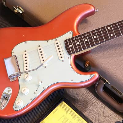 2019 Fender Custom Shop '60 Reissue Stratocaster Electric Guitar Journeyman Relic Candy Apple Red + COA OHSC image 2