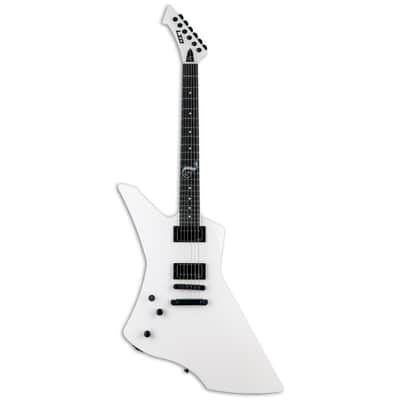 ESP LTD James Hetfield Signature Snakebyte Left-Handed Guitar w/ EMG JH Set Pickups & Hardshell Case - Snow White image 2