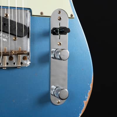 Fender Custom Shop 1963 Telecaster Relic - Aged Lake Placid Blue image 7