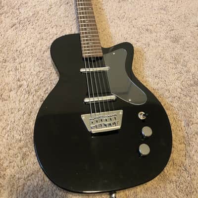 Silvertone 1373 BSF Black Silver Flake with Silvertone gig bag image 1