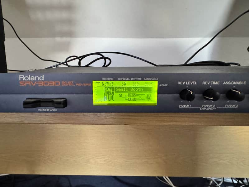 Roland SRV-3030D 24-Bit Digital Reverb with Digital I/O 1999 - 2000 - Blue image 1