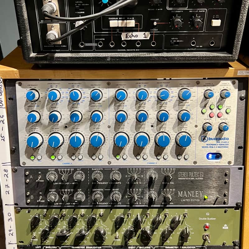 Buzz Audio REQ-2.2 Mastering Resonance class A equalizer original stereo discrete analog EQ image 1
