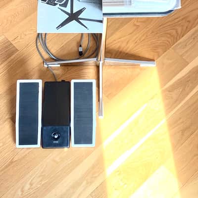 EMS Synthi Hi Fli SERIAL NUMBER ONE w/chrome stand, control pedals, paperwork, original  demo cassette, etc image 13