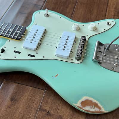 Nash Guitars Model JM-63 Surf Green Lollar Pickups Rosewood Neck NG6070 image 10
