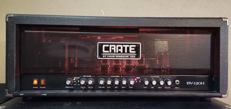 Crate Blue Voodoo BV-120HB 2001 W/Footswitch Made In The USA image 1