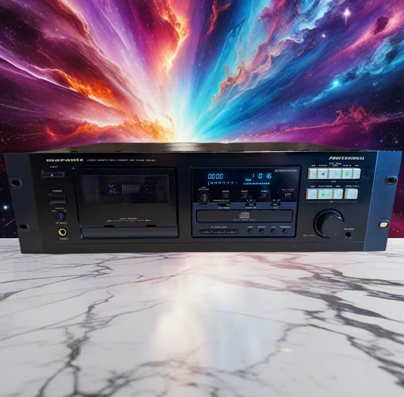 SPECTACULAR Marantz Professional® PMD350 Cassette Deck & CD | Reverb