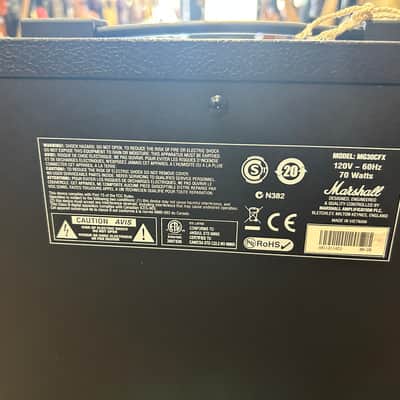Marshall MG MG30DFX 2-Channel 30-Watt 1x10" Solid State Guitar Combo w/ foot pedal image 6