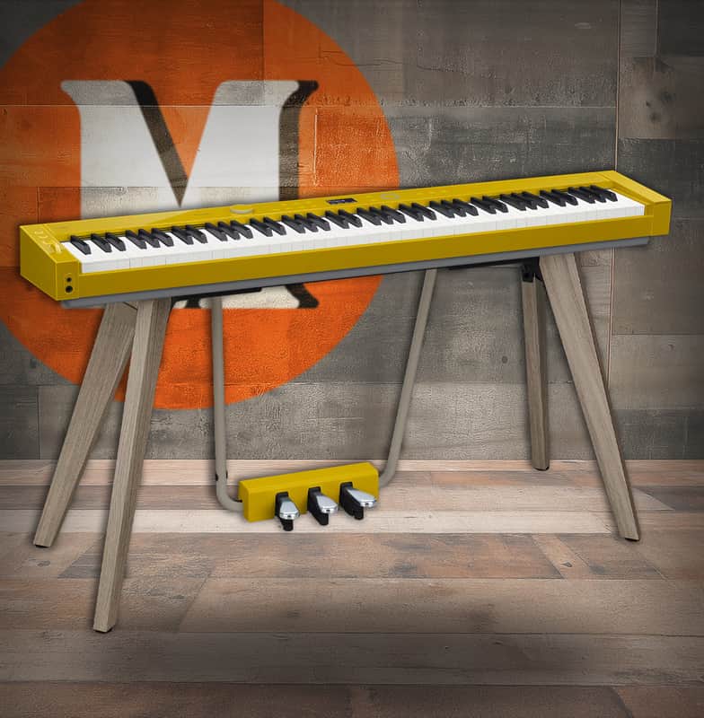 Casio PX-S7000BK Privia Series 88 Weighted-Key Hammer Action Digital Piano - Harmonious Mustard (PX-S7000HM) image 1