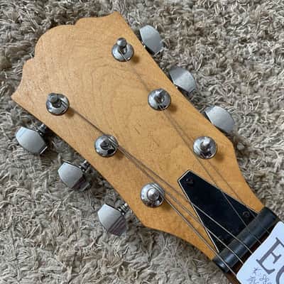 Blue Washburn Mini Electric Guitar, Solid Basswood Body, Maple Neck image 3