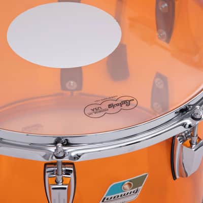 Ludwig Vistalite Amber ZEPP Set 4-piece Shell Pack 14/16/18/26 image 4