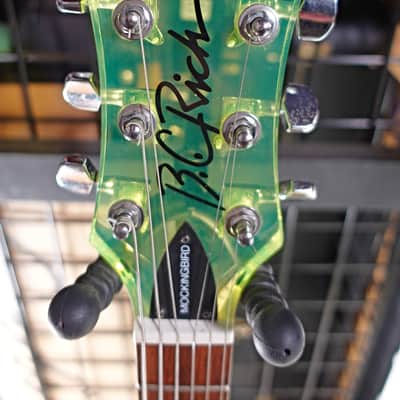 B.C. Rich Acrylic Series Mockingbird 1999 - Translucent Green image 5