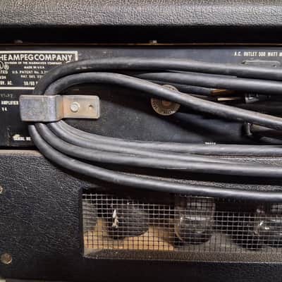 Late 70s Ampeg V-4 100-Watt Guitar Head with Distortion Control Serviced F&T Capacitors Vintage Tubes image 10