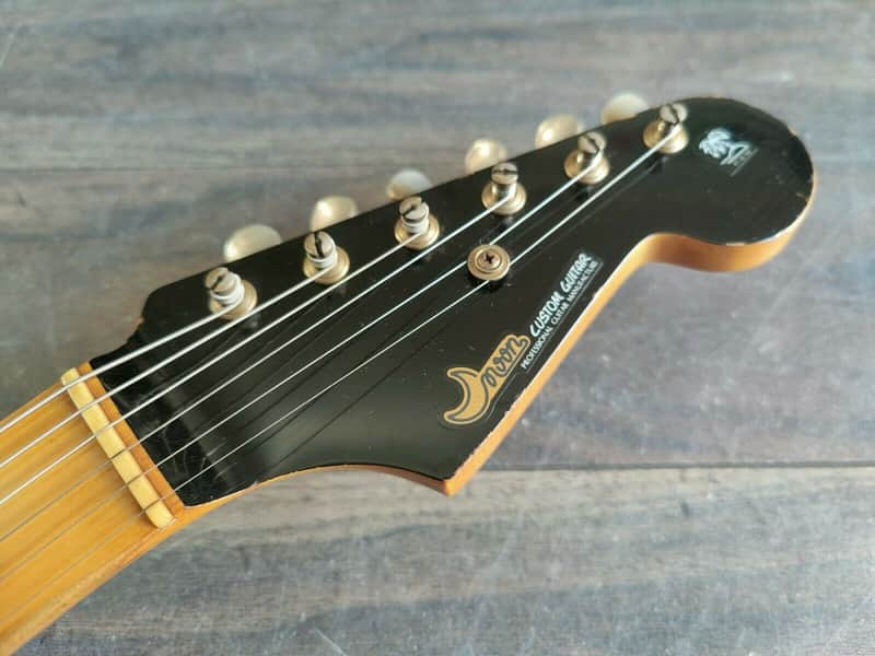 1980's Moon PGM Japan Custom Vintage Stratocaster (Black) | Reverb