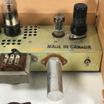 Vintage NOS General Electric Tube Amplifier Made in Canada image 6