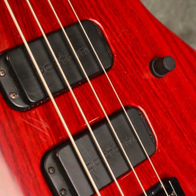 Washburn Bantam XB-900 Bass USA Grover Jackson Pro Model Cherry Ash w Bartolini Pickups & Hard Case image 9