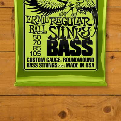 Ernie Ball Regular Slinky Nickel Wound Bass Guitar Strings - 50-105 image 2