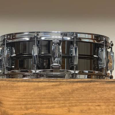 Ludwig LB416 Black Beauty 5x14" 10-Lug Brass Snare Drum New image 4
