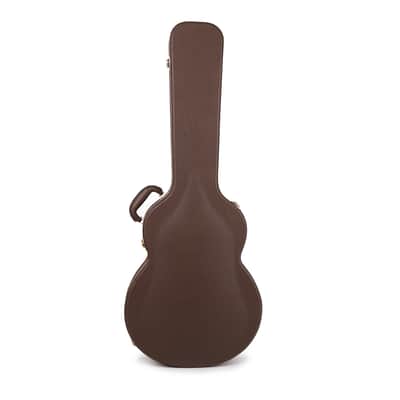 Deluxe Arch Top Wood Case 335 Style Guitars-Brown image 2