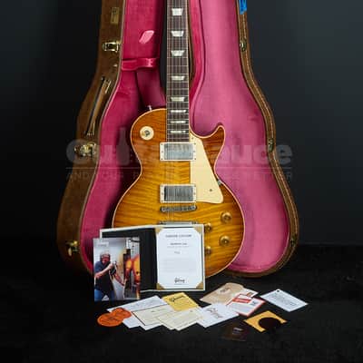 Gibson Custom Shop Tom Murphy Painted Murphy Lab 1959 Les Paul Standard Tom’s Reissue (COD 1286UG)  2022 - Tea Light Aged image 21