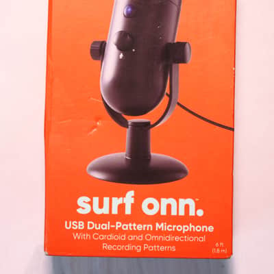 ONN USB Dual Pattern Microphone - desktop mic - used image 4