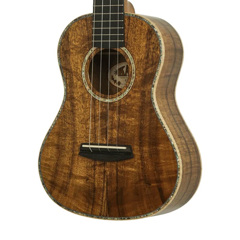 Kala 3KOA-TG Elite 3 Series Solid Koa Tenor Ukulele UV Gloss Natural image 1