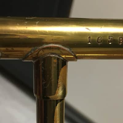 MARTIN "THE MARTIN COMMITTEE" 1948 HANDCRAFT TROMBONE ORG. LAC SERVICED GREAT SLIDE NO WEAR CASE SBK image 24