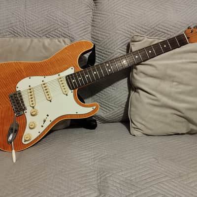 Fender Stratocaster Aerodyne Special 2006/07 - Flame Amber image 1