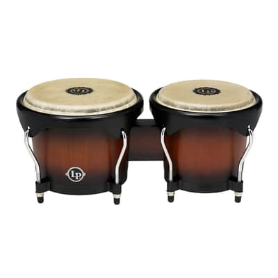 Latin Percussion City Series LP601NYVSB Satin Finish Bongos (Vintage Sunburst) image 1
