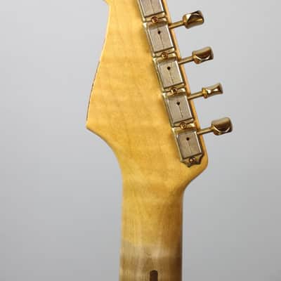 Fender Custom Shop Limited '55 Bone Tone Strat Relic Wide Fade 2 Color Sunburst image 5