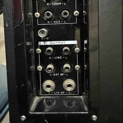 Sony Stereo Center TC-630 1970 - black and silver image 4