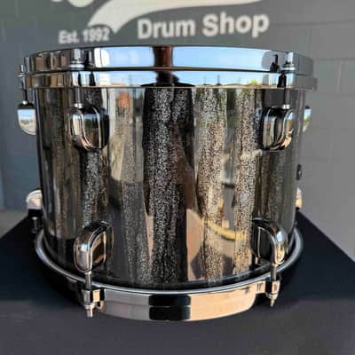 ~WOW!~ TAMA MA42TZBNSBCS Starclassic Maple 4-Piece 10/12/16/22 Drum Kit Set in Black Clouds & Silver Linings Gloss Lacquer with Black Nickel Hardware image 3