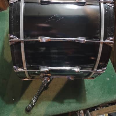 Ludwig 14x24 Bass Drum 1970's - Black image 3