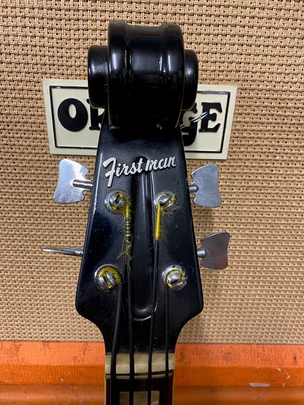 Vintage 1960s Firstman Baroque Special Black Electric Violin Japan