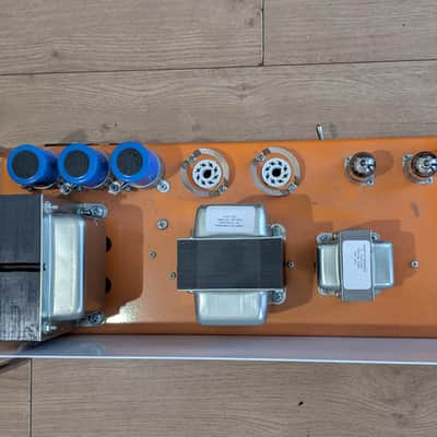 Orange Custom Shop 50 CS50 50W amp head handwired in UK 240V/110V immaculate with cover image 8