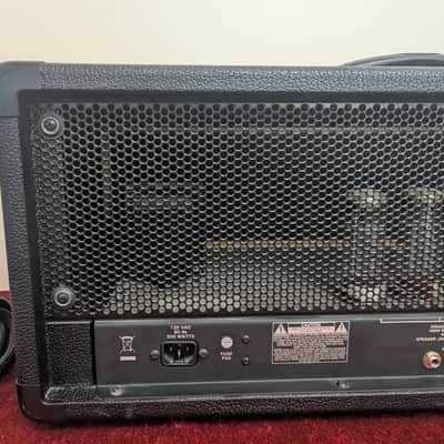 Peavey Windsor 100-Watt All Tube Guitar Amp Head 2000s - Black and Cream Amplifier image 7
