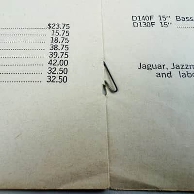 Fender “Fine Electric Instruments” Price List – October 24, 1966 image 7