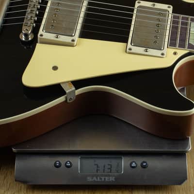 Gibson Custom Shop Murphy Lab '57 Les Paul Blacktop Reissue Ultra Light Aged. MINT!!! 8lbs ONLY! Carmelita neck. Historic Medium Jumbo Frets M2M Made To Measure image 6
