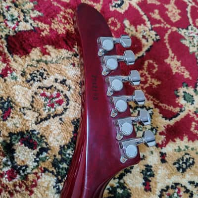 1991 Orville Explorer Gibson-Licensed Guitar, 100% Original, Japan Terada - Cherry image 22