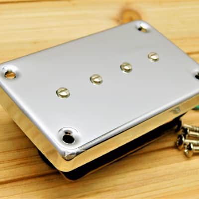 Artec Chrome Mudbucker Sidewinder Pickup for Gibson® EB Bass 4 String 30K 4 conductor Alnico 5 image 4