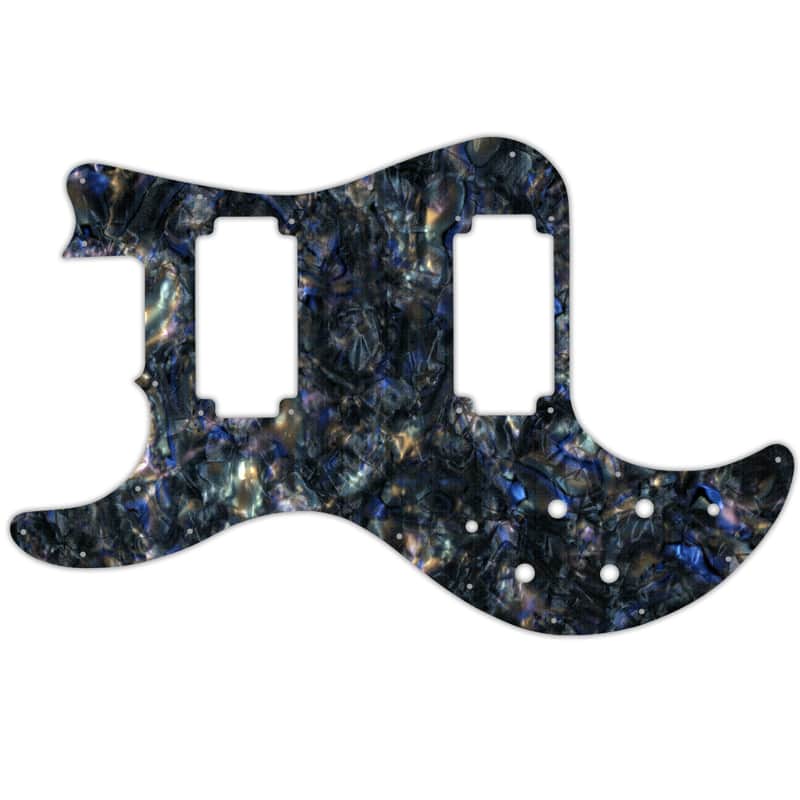 WD PVLH-2935 Custom Pickguard For Left Hand Peavey T-40#35 - Black Abalone image 1