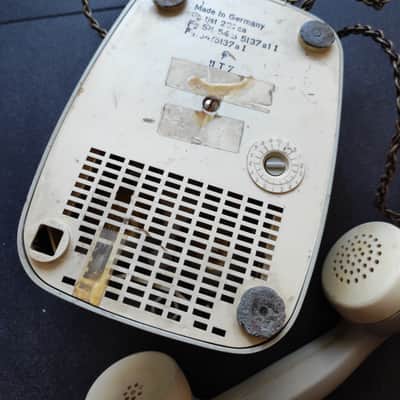 LO-FI Vintage Phone Rotary Dual Microphone - Cream image 4