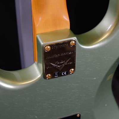 2024 Fender Limited Edition 1965 Dual-Mag Stratocaster Journeyman Relic - Sage Green Metallic image 7