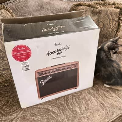 Fender Acoustasonic 40 2-Channel 40-Watt 2x6.5" Acoustic Guitar Amp 2017 - Present - Brown image 2