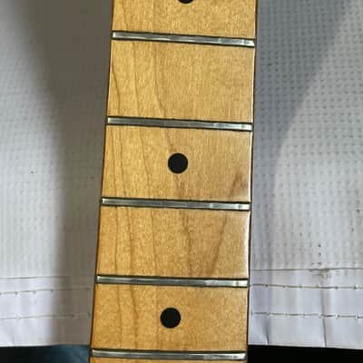 1990 Fender USA American Standard Stratocaster Guitar Neck 22 Fret Maple Board image 12