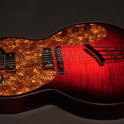 Hammett Guitar Co. H161 'Slim Twin' 2020 Heritage Cherry Burst image 9