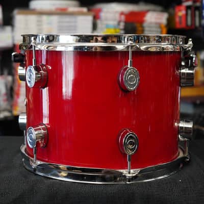 PDP LX-Series 12" Maple Tom w/ Rims Mount Bracket - Cherry Lacquer | 9x12" image 6